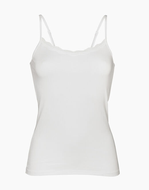 Lovable Damen Basic Soul Top in Viscosa Con Scollo in Pizzo Lovable Damen Basic Soul Top in Viscosa Con Scollo in Pizzo
